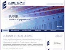 Tablet Screenshot of eurotronik.hu