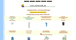 Desktop Screenshot of eurotronik.de